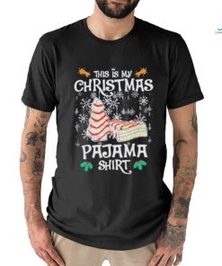 This Is My Christmas Pajama Shirt Funny Christmas Cake Shirt