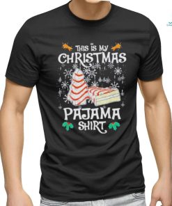 This Is My Christmas Pajama Shirt Funny Christmas Cake Shirt