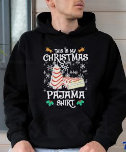 This Is My Christmas Pajama Shirt Funny Christmas Cake Shirt