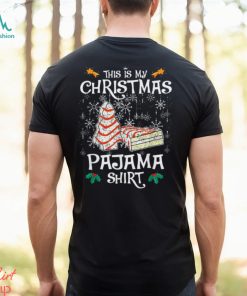 This Is My Christmas Pajama Shirt Funny Christmas Cake T Shirt