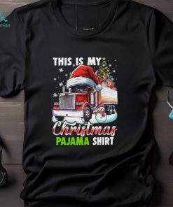 This Is My Christmas Pajama Shirt Funny Christmas Trucker Classic T Shirt