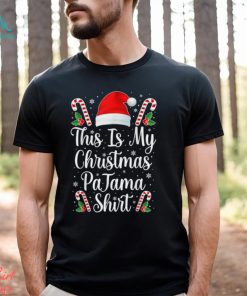 This Is My Christmas Pajama Shirt Funny Family Matching Xmas T Shirt