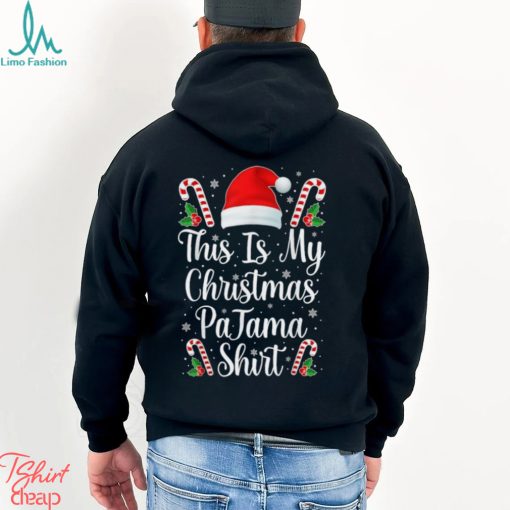 This Is My Christmas Pajama Shirt Funny Family Matching Xmas T Shirt