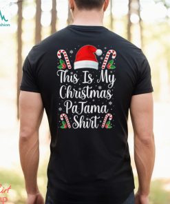 This Is My Christmas Pajama Shirt Funny Family Matching Xmas T Shirt