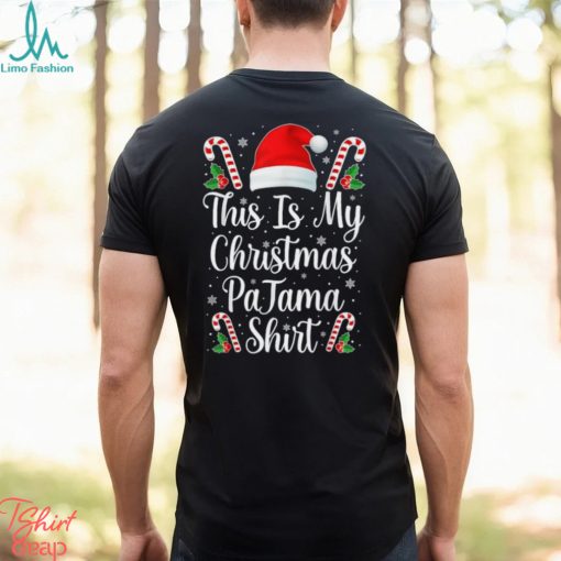 This Is My Christmas Pajama Shirt Funny Family Matching Xmas T Shirt