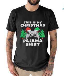 This Is My Christmas Pajama Shirt Video Games Boys Men Xmas Shirt