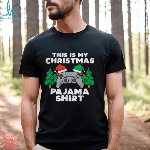 This Is My Christmas Pajama Shirt Video Games Boys Men Xmas T Shirt