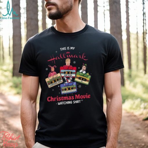 This Is My Movie Watching Sweatshirts, Hallmark Christmas Movies Characters Shirt