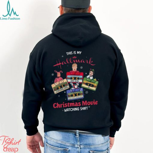 This Is My Movie Watching Sweatshirts, Hallmark Christmas Movies Characters Shirt