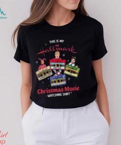 This Is My Movie Watching Sweatshirts, Hallmark Christmas Movies Characters Shirt