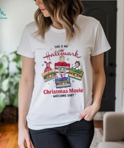 This Is My Movie Watching Sweatshirts, Hallmark Christmas Movies Characters T Shirt