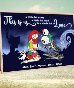 This Is Us Horror Family Personalized Canvas Poster