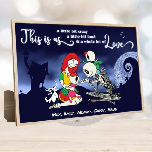 This Is Us Horror Family Personalized Canvas Poster