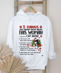 This Woman Loves Cats and Christmas Shirt