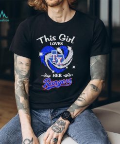 This girl love her Texas Rangers 2023 world champions shirt