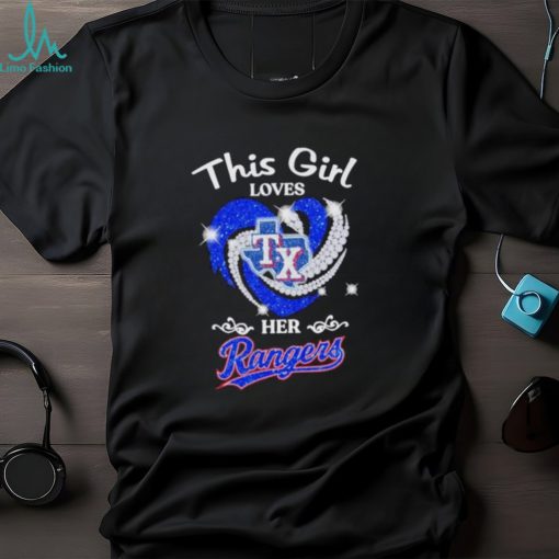 This girl love her Texas Rangers 2023 world champions shirt