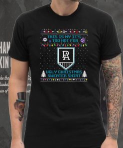 This is my it’s too hot for Port Adelaide Power Ugly christmas sweater T shirt, hoodie, sweater, long sleeve and tank top This is my it’s too hot for Port Adelaide Power Ugly christmas sweater T shirt
