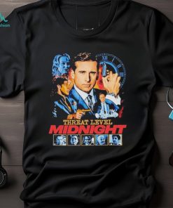 Threat Level Midnight Retro Vintage Spy Movie T Shirt