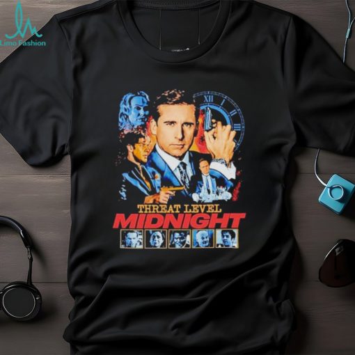 Threat Level Midnight Retro Vintage Spy Movie T Shirt