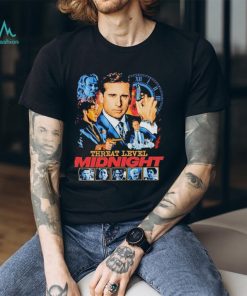 Threat Level Midnight Retro Vintage Spy Movie T Shirt