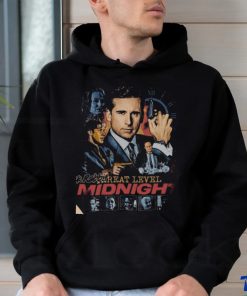 Threat Level Midnight Shirt The Office Threat Level Midnight Retro Vintage Classic T Shirt