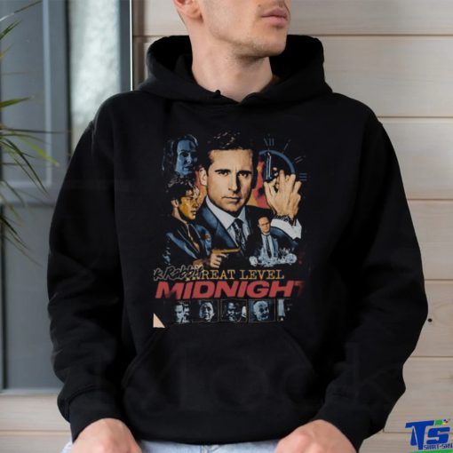 Threat Level Midnight Shirt The Office Threat Level Midnight Retro Vintage Classic T Shirt