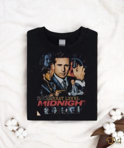 Threat Level Midnight Shirt The Office Threat Level Midnight Retro Vintage Classic T Shirt