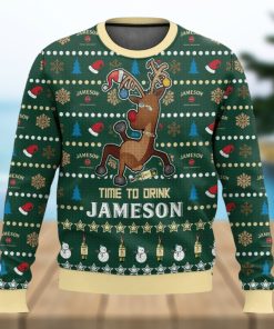 Time To Drink Jameson Ugly Christmas Sweater