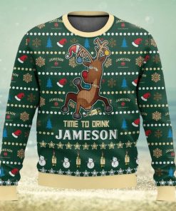 Time To Drink Jameson Ugly Christmas Sweater