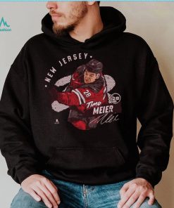 Timo Meier New Jersey Dots WHT Shirt