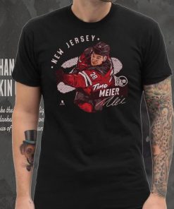 Timo Meier New Jersey Dots WHT Shirt