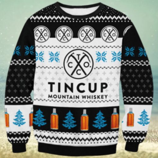 Tin Cup Whiskey Ugly Sweater