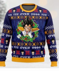 Tis Over 9000 Dragon Ball Z Ugly Christmas Sweater