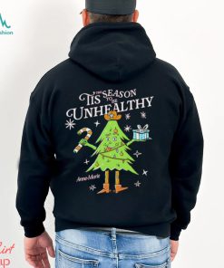 Tis the season to be unhealthy Christmas tree shirt