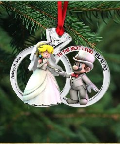 To The Next Level, Personalized Ornaments For Couple, Christmas Gift, Anniversary Gift Ideas