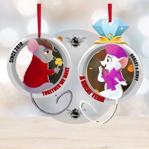 Together We Make A Great Team Personalized Ornament, Christmas Gifts For Couple