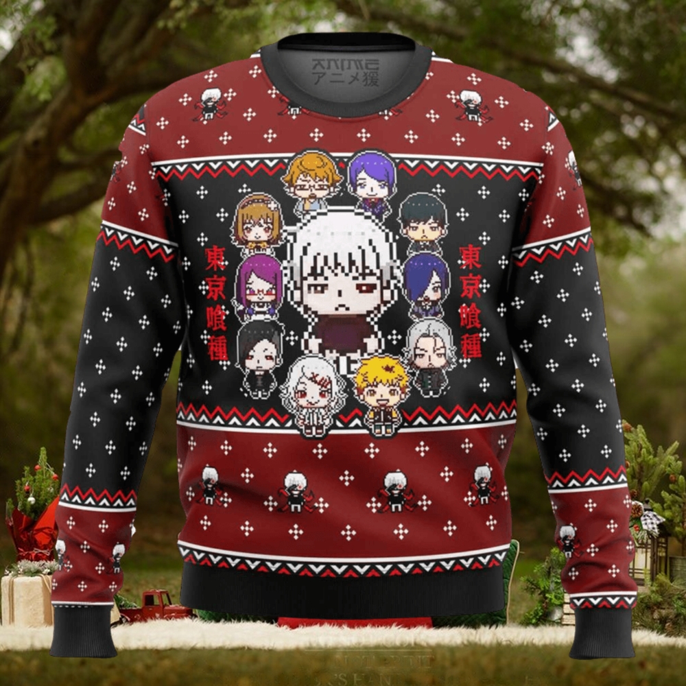 Tokyo Ghoul Dark Kaneki Ugly Christmas Sweater - Lefrock Online Store