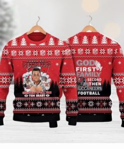 Tom Brady Tampa Bay Buccaneers Christmas Ugly Sweater