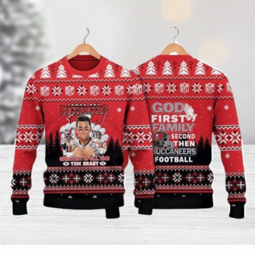 Tom Brady Tampa Bay Buccaneers Christmas Ugly Sweater