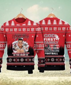 Tom Brady Tampa Bay Buccaneers Christmas Ugly Sweater