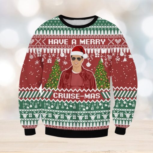 Tom Cruise Have A Merry Cruise mas Ugly Sweater Christmas Gift