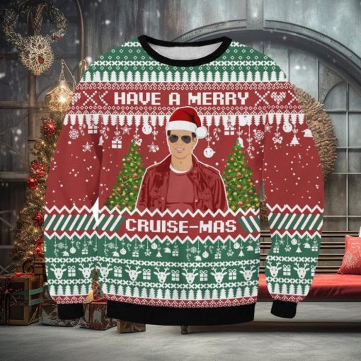 Tom Cruise Have A Merry Cruise mas Ugly Sweater Christmas Gift