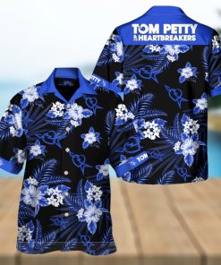 Tom Petty And The Heartbreakers Blue Hawaiian Shirt