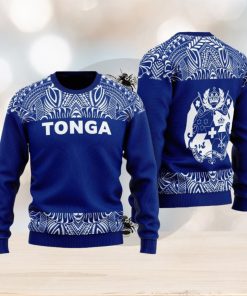 Tonga Polynesian 3D Ugly Christmas Sweater Gift For Family Christmas Gift