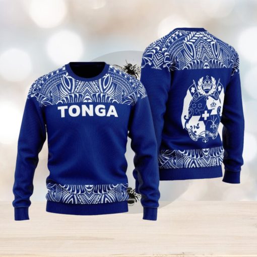 Tonga Polynesian 3D Ugly Christmas Sweater Gift For Family Christmas Gift