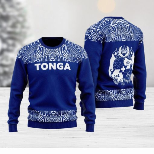 Tonga Polynesian 3D Ugly Christmas Sweater Gift For Family Christmas Gift