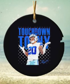 Tony Pollard touchdown tony ornament