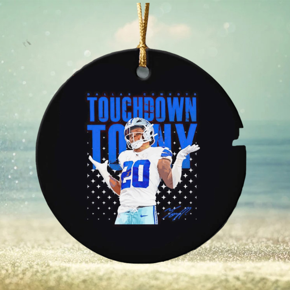 Tony Pollard touchdown tony ornament Tony Pollard touchdown tony ornament