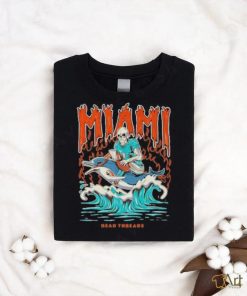 Top Miami Football Skeleton Dead Shirt