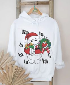 Top Santa Baymax La La La Christmas Wreath T Shirt